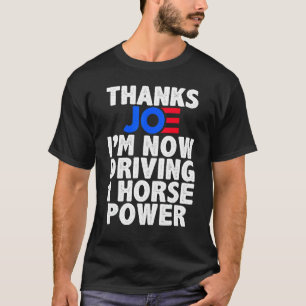 Camiseta Obrigado Joe Preços da Gasolina Protesto Dirigin