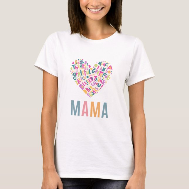 Camiseta Obrigado MAMA T-Shirt (Frente)