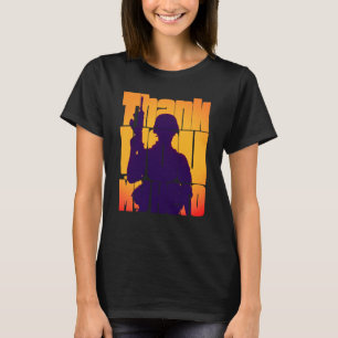 Camiseta Obrigado, Meu Herói Militar Veterano
