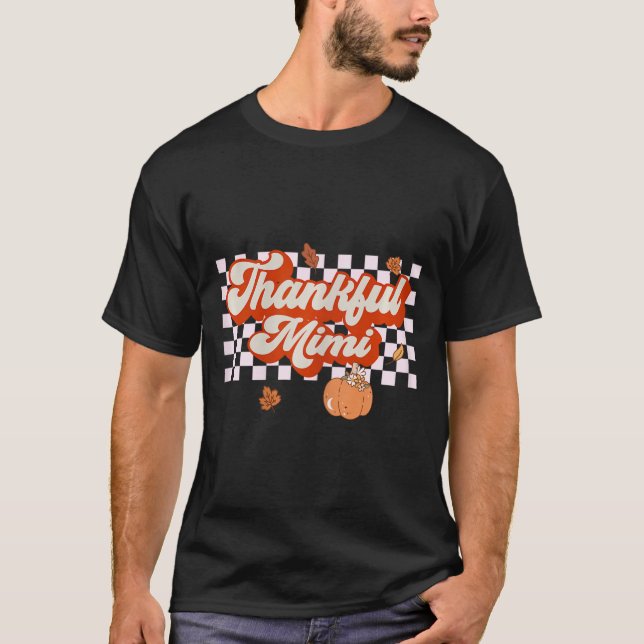 Camiseta Obrigado, Mimi Retro, Ação de Graças, Fama de Comb (Frente)