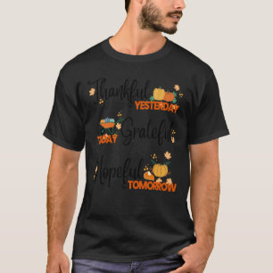 Camiseta Obrigado ontem, agradecida hoje, esperançoso amanh