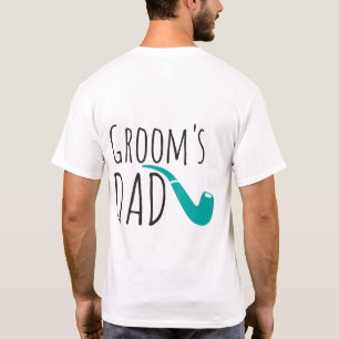 Camiseta Obrigado Pai Padre do Groom Divertido
