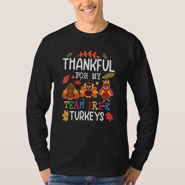 Camiseta Obrigado Pela Minha Equipe Antes Do K. Turkeys Pro (Frente)