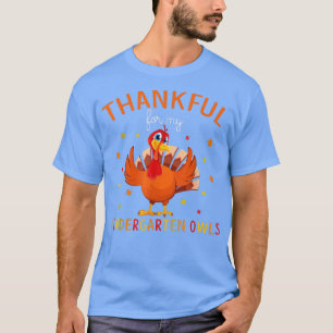 Camiseta Obrigado pelo meu jardim de infância, Owls Autumn