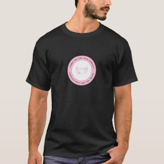 Camiseta Obrigado pelo seu apoio