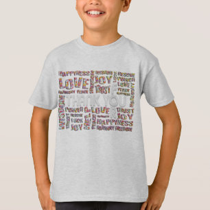 Camiseta Obrigado Por.. Corações