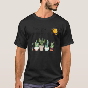 Camiseta Obrigado Por Me Ajudar A Cultivar Jardim Vegetal