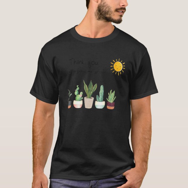 Camiseta Obrigado Por Me Ajudar A Cultivar Jardim Vegetal (Frente)
