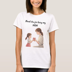 Camiseta Obrigado por ser minha mãe Studio Ghibli T-Shirt