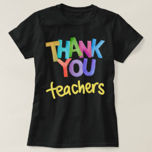 Camiseta Obrigado Professora Homens Mulheres