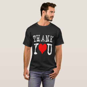 Camiseta Obrigado Red Heart Black