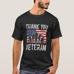Camiseta Obrigado Veterano EUA, Orgulho de Bandeira Homens