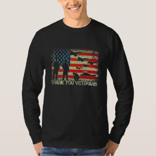 Camiseta Obrigado Veteranos Combatem Botas Poppy Flor Veter