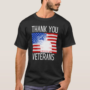 Camiseta Obrigado Veteranos Combatem Botas Veteranos Dia Am