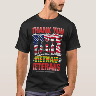 Camiseta Obrigado Viet Nam Veteranos Dia dos Veteranos Patr