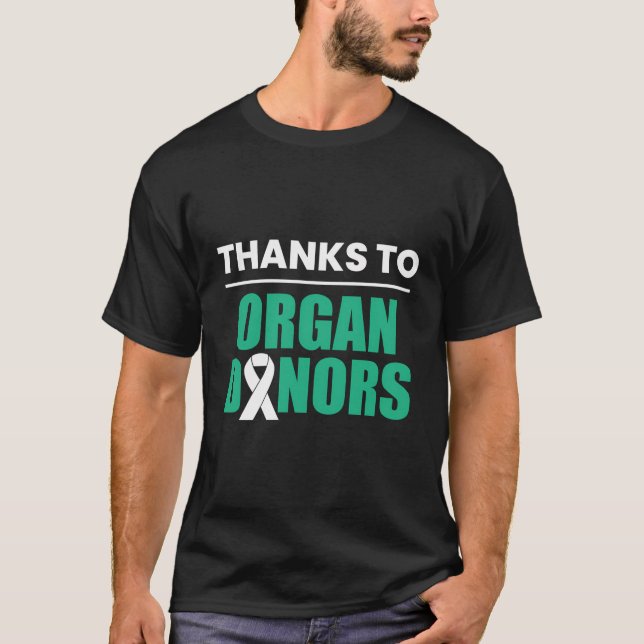 Camiseta Obrigados Aos Doadores De Órgãos (Frente)