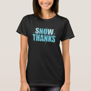 Camiseta Obrigados de neve, sem Obrigados Inverno de neve 1