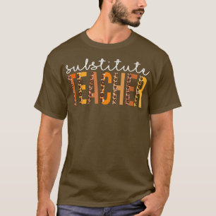 Camiseta Obrigados de outono de 2011 do professor substitut