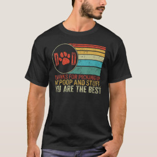 Camiseta Obrigados De Pai De Cão Para Pegar Meu Poop Gordur