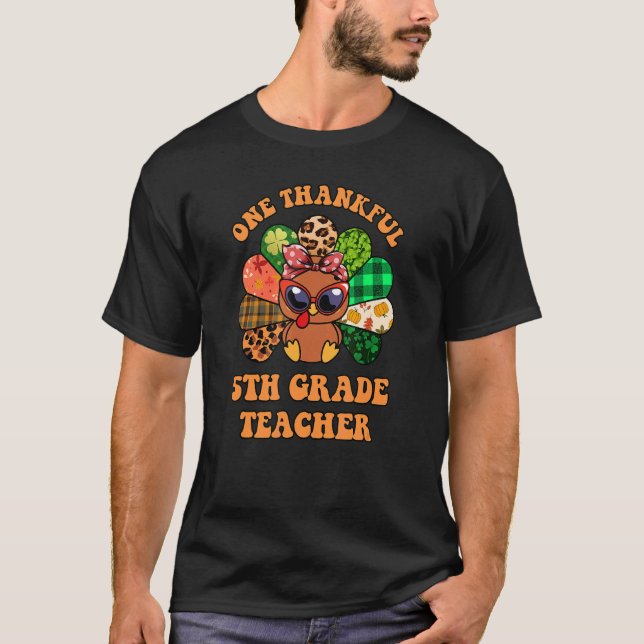 Camiseta Obrigados de Professores da Classe 5 agradecidos d (Frente)