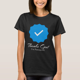 Camiseta Obrigados Deus Sou Familiar 1 Verificação de Conta