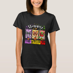 Camiseta Obrigados Felizes de Halloween do Arco Coquette Ha