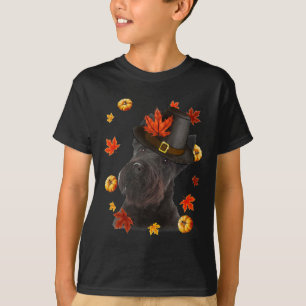 Camiseta Obrigados Felizes do Cachorro de Terrier Pilgrim H