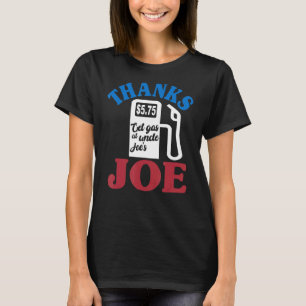 Camiseta Obrigados Joe ganha gasolina no depósito de gás do