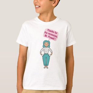 Camiseta Obrigados para a recessão, Sr. Powell