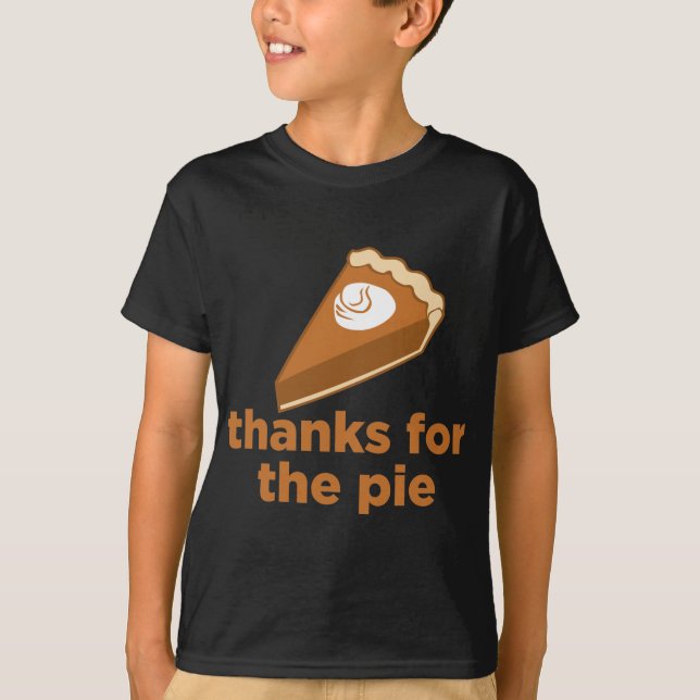 Camiseta Obrigados para a torta (Frente)