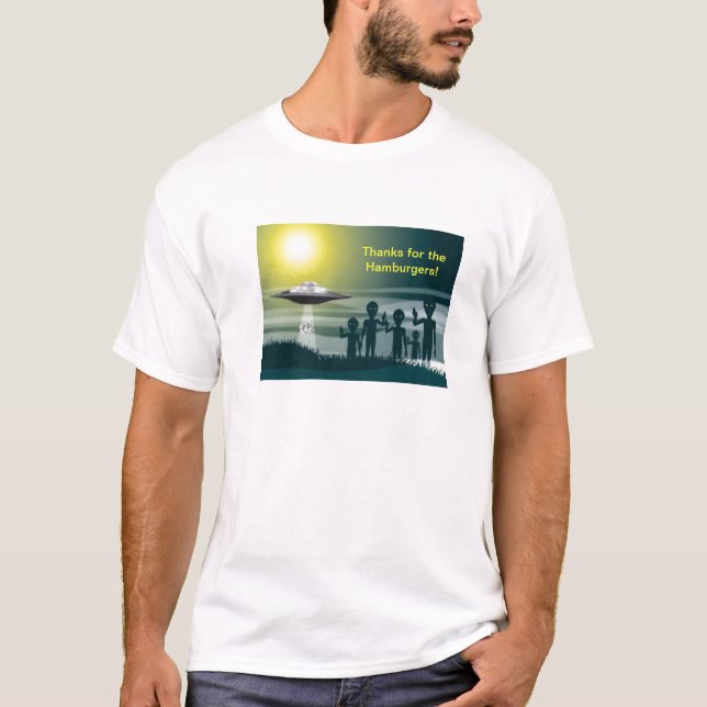Camiseta Obrigados para os Hamburger (Frente)