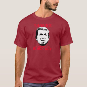 Camiseta Obrigados para responsabilizar a cara preta