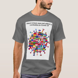 Camiseta Obrigados para todos que ajudam 1
