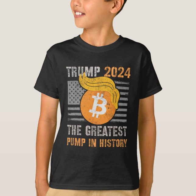 Camiseta Obrigados Trump 2024 Maior Bomba Na Piada Históric (Frente)