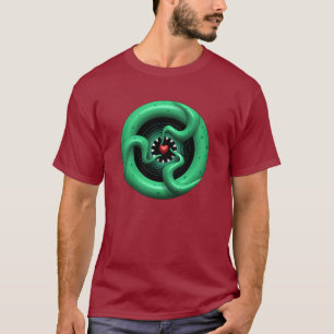 Camiseta Obscuridade básica do coração de Cthulhu