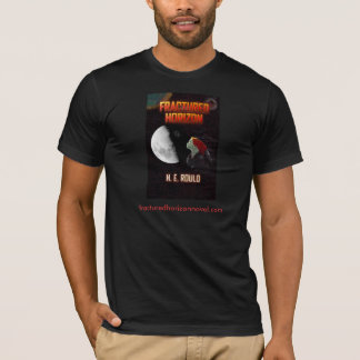 Camiseta Obscuridade básica fraturada T do horizonte com