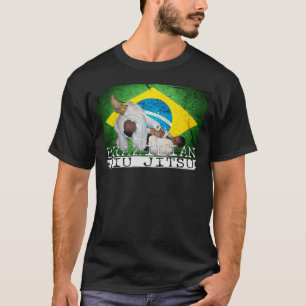 Camiseta Obscuridade brasileira do t-shirt de Jiu Jitsu