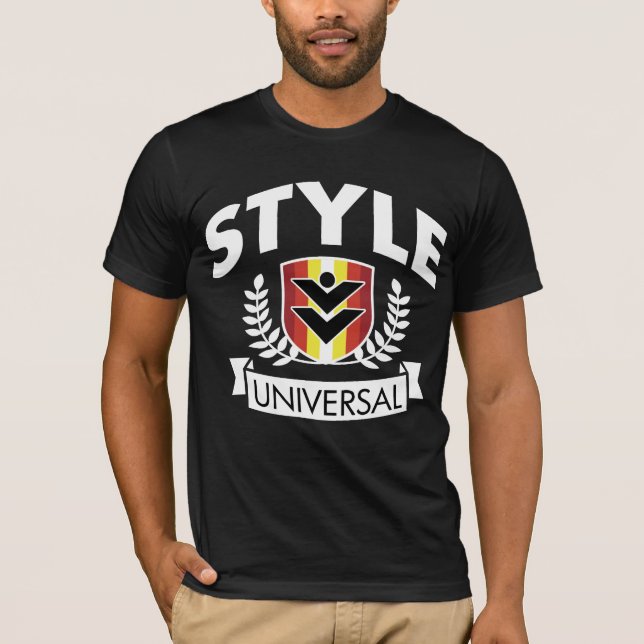 Camiseta Obscuridade da crista de Styleuniversal (Frente)