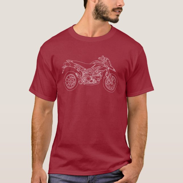 Camiseta Obscuridade de HYPERMOTARD (Frente)