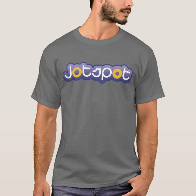 Camiseta Obscuridade de JotSpot - T cinzento (Frente)