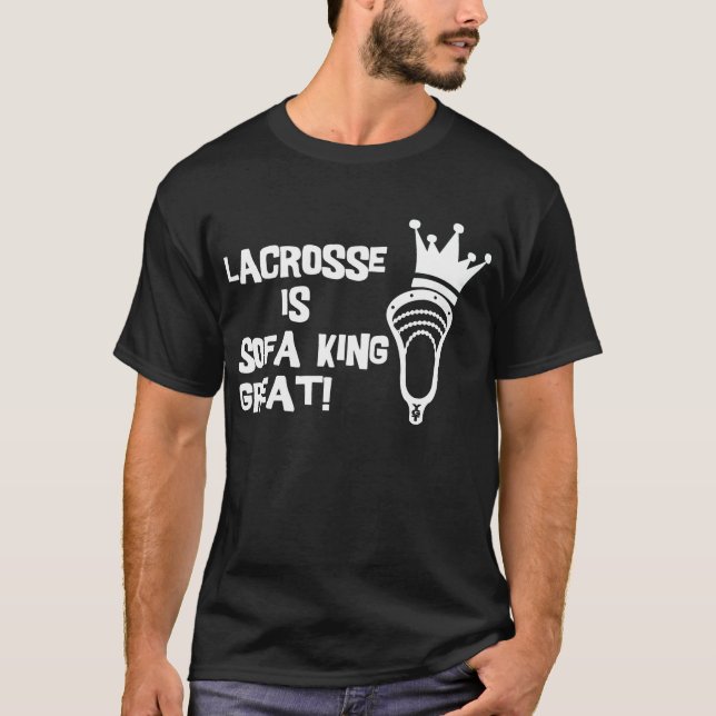 Camiseta Obscuridade de SofaKing do Lacrosse grande (Frente)
