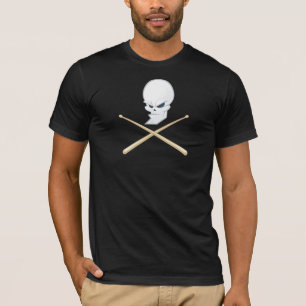 Camiseta Obscuridade do baterista do crânio