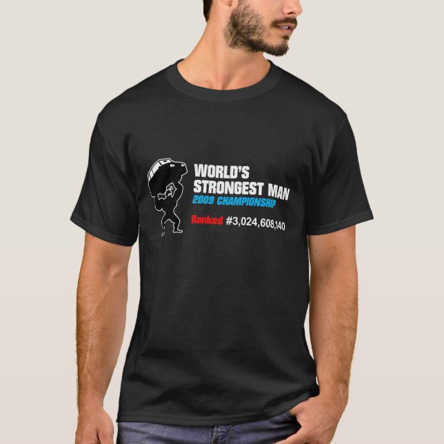 Camiseta OBSCURIDADE do homem o mais forte (Frente)