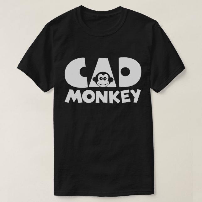 Camiseta Obscuridade do macaco do Cad (Frente do Design)