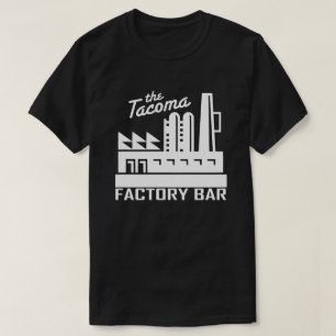 Camiseta Obscuridade do t-shirt do bar da fábrica de Tacom