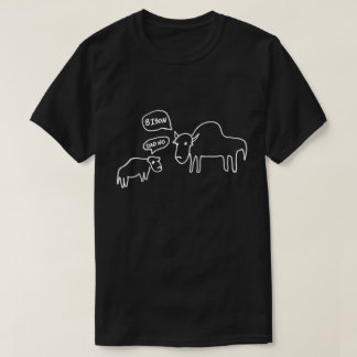 Camiseta Obscuridade do t-shirt do bisonte