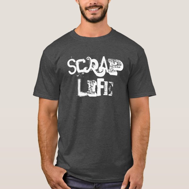 Camiseta Obscuridade oficial do t-shirt da vida da sucata (Frente)