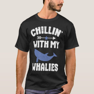 Camiseta Observação de baleia azul cetáceo 1