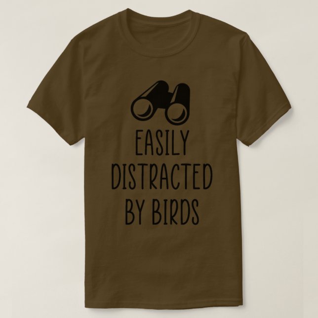 Camiseta observação de pássaros 40 (Frente do Design)
