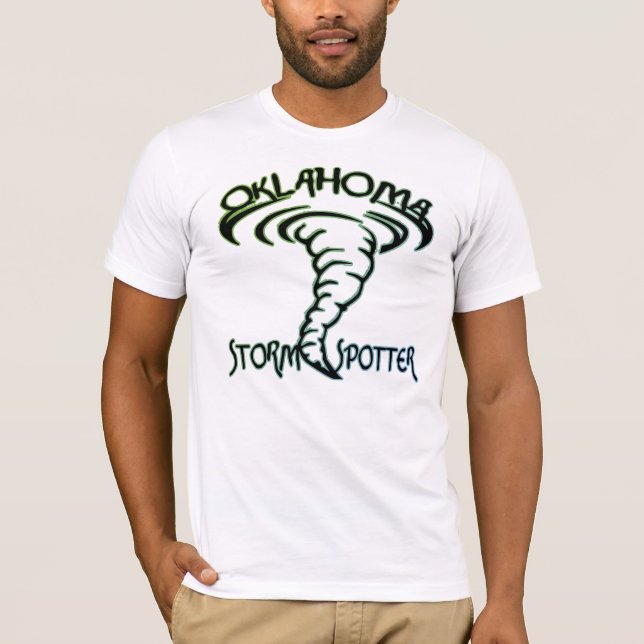 Camiseta Observador da tempestade de Oklahoma (Frente)